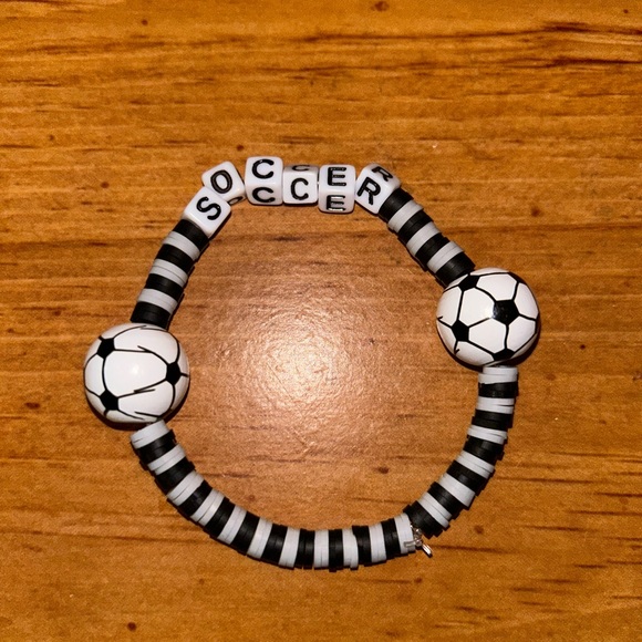 Soccer Heishi Bracelet - Picture 3 of 13